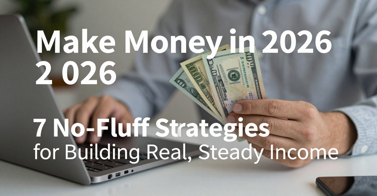Make Money in 2026: 7 No-Fluff Strategies for Building Real, Steady Income