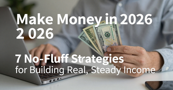 Make Money in 2026: 7 No-Fluff Strategies for Building Real, Steady Income