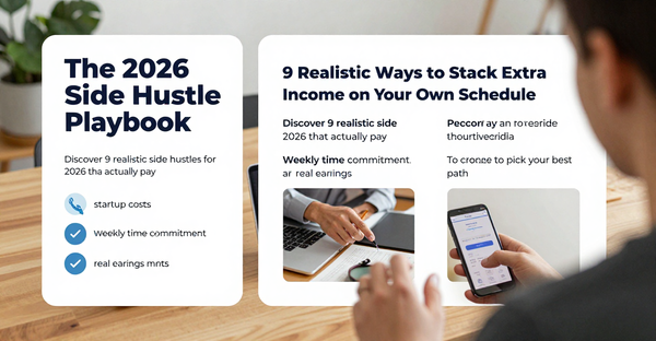 The 2026 Side Hustle Playbook: 9 Realistic Ways to Stack Extra Income on Your Own Schedule